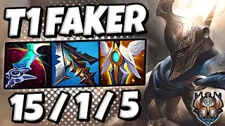 T1 Faker Pantheon vs Ahri [ MID ] Patch 12.7 Korea Challenger ✅