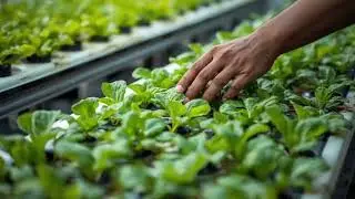 hydroponic farming, plants grow without soil using nutrient-rich water.This method give🌱💧