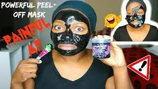 SO FRESH SO CLEAN: PAINFUL AF!! POWERFUL BLACK PEEL OFF MASK!