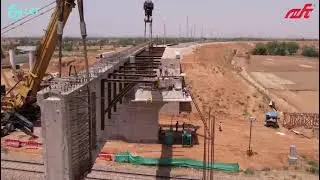 Larson &Turbo (L&T) DFCC Railway flyover bridge erection Br. No. RFO15