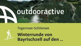 Flyover-Video: Winterrunde von Bayrischzell auf den Seebergkopf (Seeberg) ...