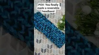 #crochet #handmade #diy #crochettips #hacks #headband #earwarmer #crochetaddict #earwarmer