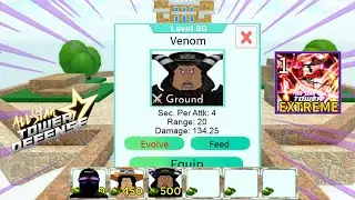 Level 80 Venom (Magellan) in Trial 3 Extreme Mode | 3 units Showcase | Roblox All Star Tower Defense