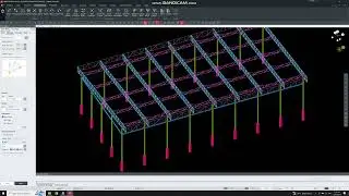 MODEL TRUSS CONCRETE COLUMN