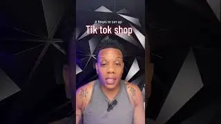 Set up tik tok shop #tiktokshop