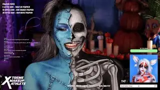 BRIDE OF FRANKENSTEIN X SKELETON MAKEUP | 27.10.2025