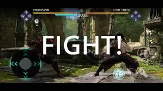 Fighting Gideon 2.0 using champion of the pit. Shadow fight 3 