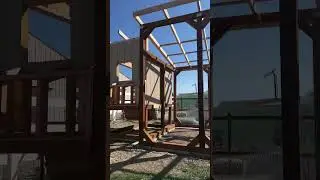 Custom Coop Build #chickencoop #idaho #chicken #diy