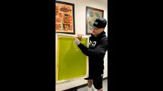 ROQ Tips: Where to Place Artwork and Tape on Your Screen #shorts #screenprinting #roqus #roq #print