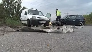 Težak udes u Zvečkoj