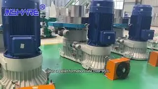 4-5t/h Biomass Pellet Mill  for Straw/Rice Husk/Wood Chips Pellet Production #pellets #pelletmill