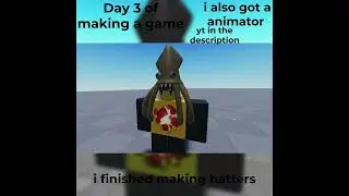 Day 3 of making an asymmetrical horror game  #roblox #shorts