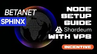 Tutorial - Shardeum SphinX Betanet Validator (Incentive)