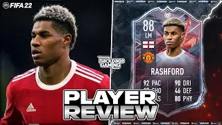 THE BEST PREM ST?! 🎯| 88 FUT Versus Fire Rashford Player Review! | FIFA 22 Ultimate Team