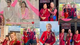 ♥️khopjung weds kamala♥️||first time buda ko samaj ghar ko bihey ma ni gaiyo||khatrai ramailo vayo😁