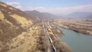 North-South transit route via Murphy Estate Kazbegi (Georgia).