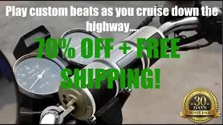 First Ever Waterproof + Bluetooth Motorcycle Speaker!