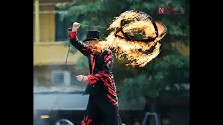ART-SHOW DISAR: Праздничный парад в Ханое 2019/Фаер-шоу с ходулистами/Огненное шоу (Минск),Fire show