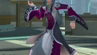 PSO FOnewearl dressed as FOmarl dancing to music