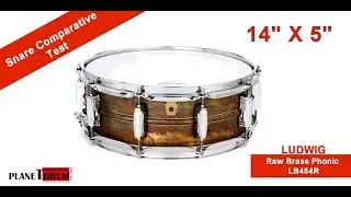 Ludwig  Raw Brass Phonic - Snare Comparative Test