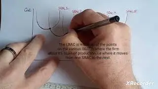 The true shape of the Long-run Average Cost (LRAC) curve.