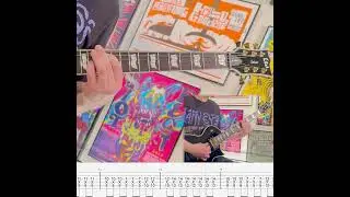 Many Eyes &ndash; Revelation &ndash; Full Guitar Cover w/Tabs on Screen