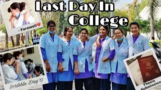 Last Day In College 😥😔 | Thesis Complete, Farewell, Scribble Day | #hostellife #vlog
