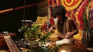 Mohan Veena Indian guitar - The Shapes of Music by Tyrell Black at 1G1 Studio Belfast