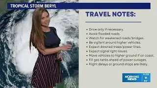 KHOU 11 Morning News at 11AM Special Edition Coverage of Tropical Storm Beryl July 7, 2024