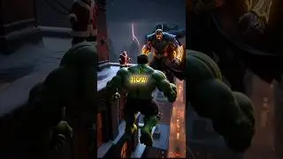 Hulk vs Thanos 🔥 Santa Claus Kidnapped | New Year Rescue by Hulk & Thomas 🚂🎅 #shorts