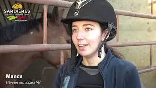 L'option hippologie équitation du lycée des Sardières