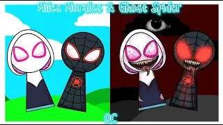 Miles Morales And Ghost Spider Incredibox Sprunki OC Marvel Characters