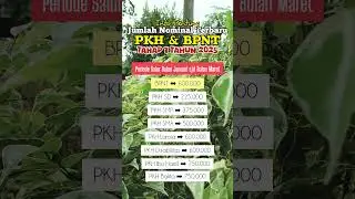 Nominal Terbaru Bansos PKH dan BPNT Tahap 1 2025 #infopkhhariini #bpntcair #bansosawaltahun #pkhcair