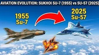 EVOLUTION OF SUKHOI FIGHTER JETS. (1955-2025).( Su-7 to Su-57). 