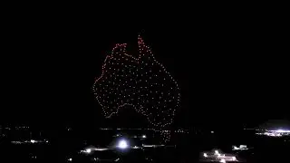 Drone Sky Shows - Perth City of Light light show