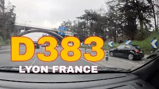 D383 EN DIRECTION LYON LA ROUTE LA PLUS DANGER DE LYON FAIT ATTENTION SUR LA ROUTE #automobile