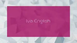 Iva English - appearance
