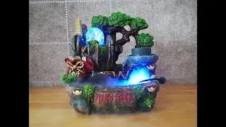Indoor Water Fountains Resin Crafts LX1703 Desktop Ornament