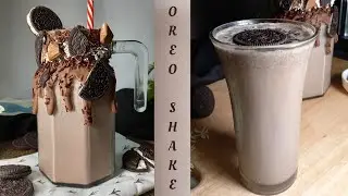 OREO SHAKE RECIPE || ICE CREAM SHAKE RECIPE || Milkshake Recipe || Summer Drink #viral #4k #drink