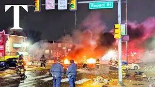 LIVE: Philadelphia plane crash - ‘six dead’ and homes on fire