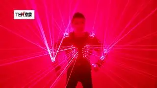 Free Shipping Red Laser Waistcoat LED Clothes, Laser Suits, 650nm Laser Man Costumes