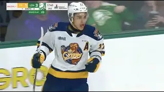 2025 NHL Draft Top prospect Malcolm Spence D-1 season Highlight reel tape with Erie in the OHL