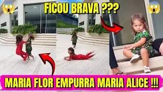 CLIMÃO! Maria Flor empurra Maria Alice e ainda se irrita!