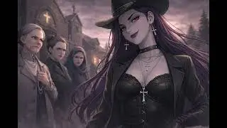 Monica & The Wolves - Church Ladies Hate My Hips - Gothic Country Western (Suno V5)
