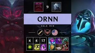 Ornn Mid vs Viktor - NA Grandmaster Patch 25.16