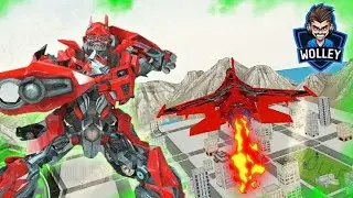 Air Robot Games | Flying Robot Transforming Plane | Chari Games