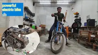 How to modify a car alternator into electric motor | alternator ebike | jkr technical