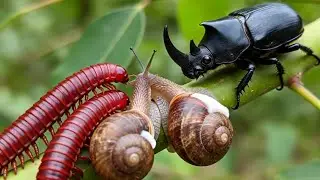 Life in Miniature : Exploring Millipede & Snail Ecosystems Up Close #Millipede #TerrariumEcosystems