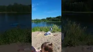 Beach in the Vladimir region