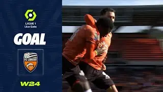 Goal Cheikh Ahmadou Bamba Mbacke DIENG (6' pen - FCL) FC LORIENT - AC AJACCIO (3-0) 22/23